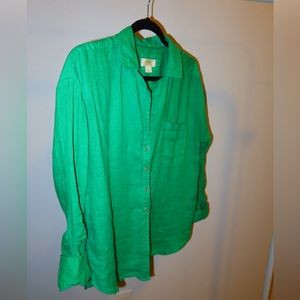 Anthropologie Linen shirt